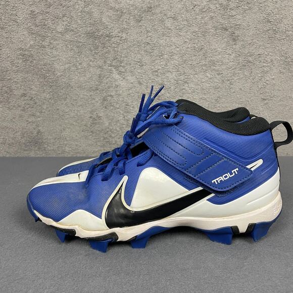 Nike Force Trout 8 Pro MCS Baseball Cleats Shoes Mens 8 Game Royal Blue White - Picture 8 of 12